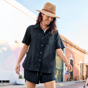 Tabitha Eyelet Shirt